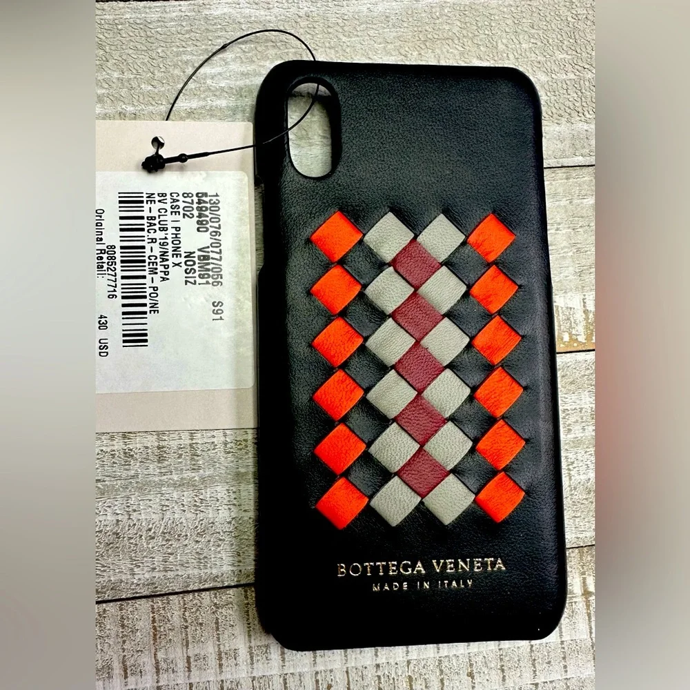Bottega Veneta Leather Phone Case IPhone X